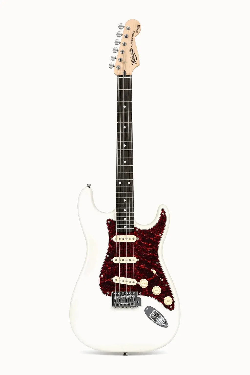 Nashville Classic Rock Deluxe – White – front view