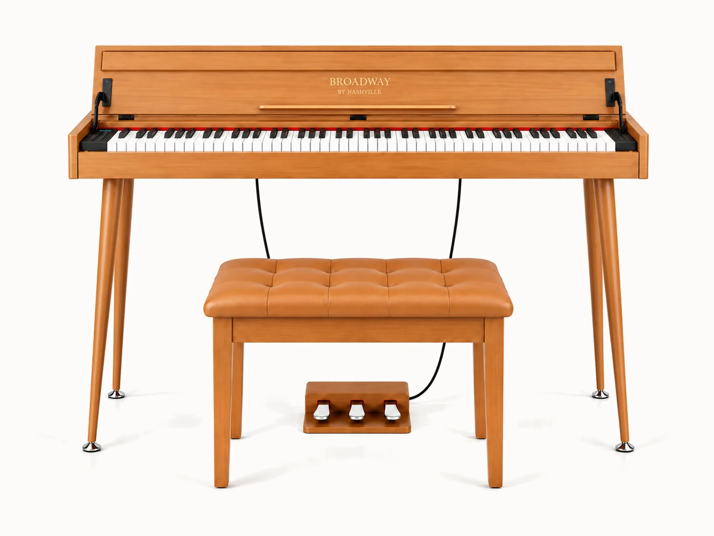Broadway by Nashville Etude – Natural Wood – front view