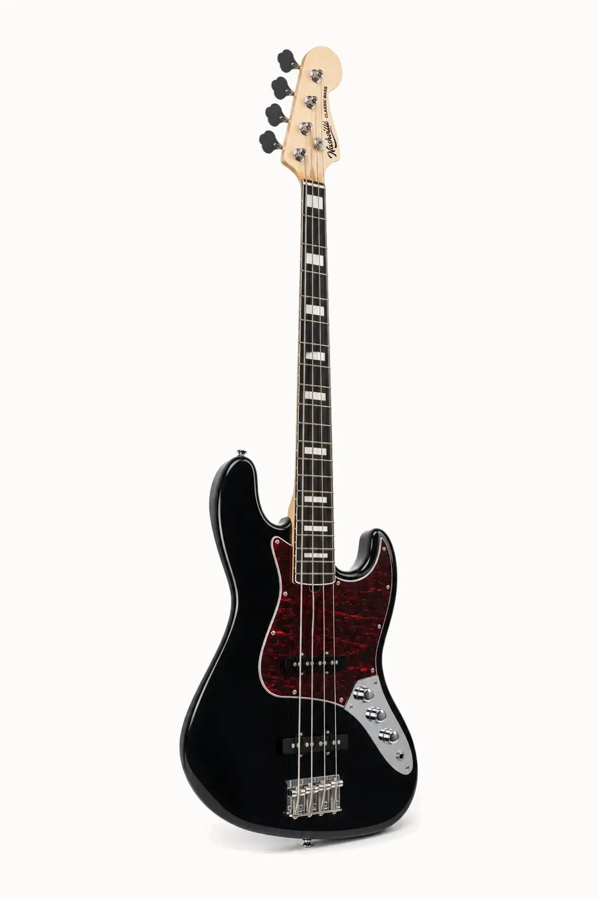 Nashville Classic Bass – Black – angled front view