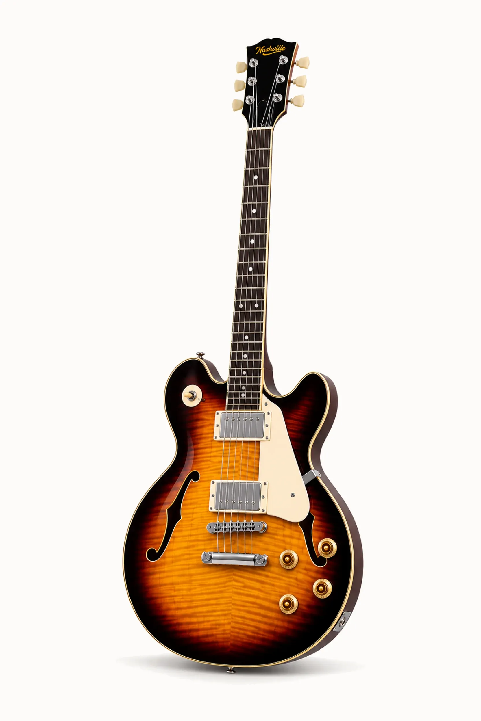 Nashville Bluesman – Sunset Burst – angled front view