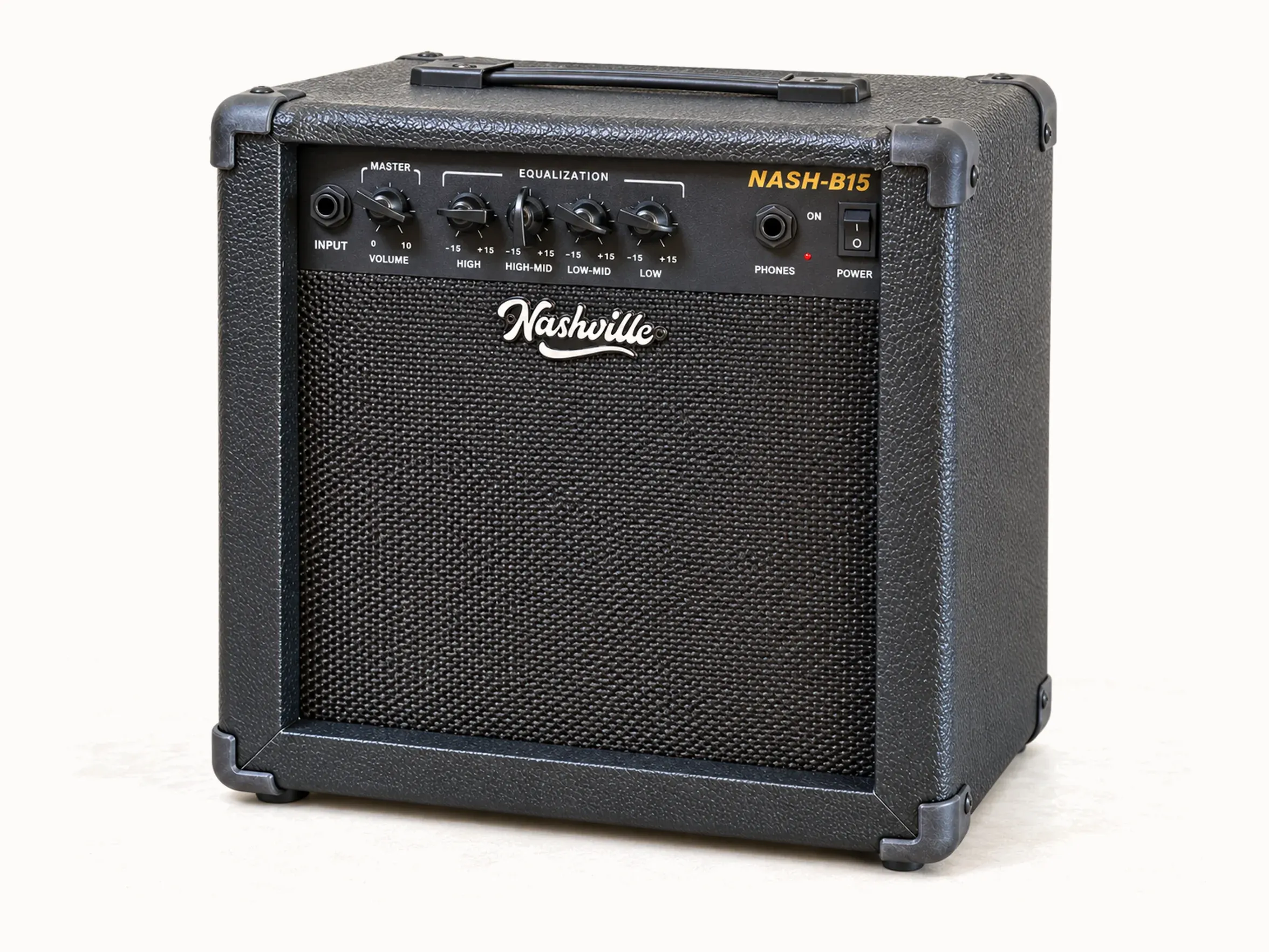 Nashville B15 Bass Amplifier – angled front view