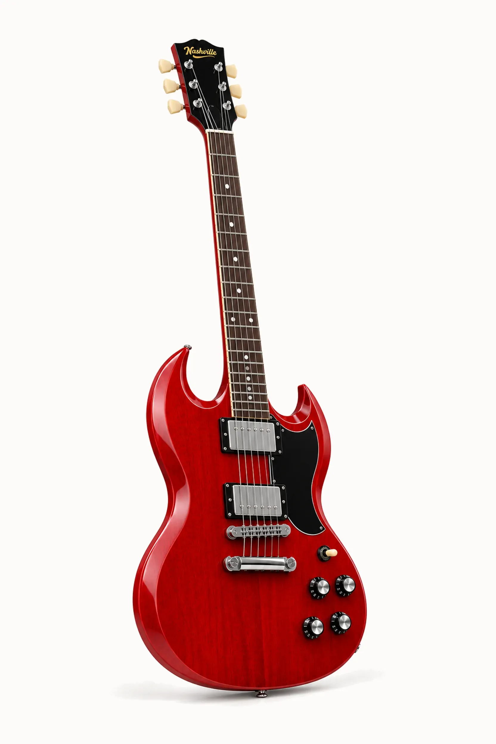 Nashville Daredevil – Cherry – angled front view