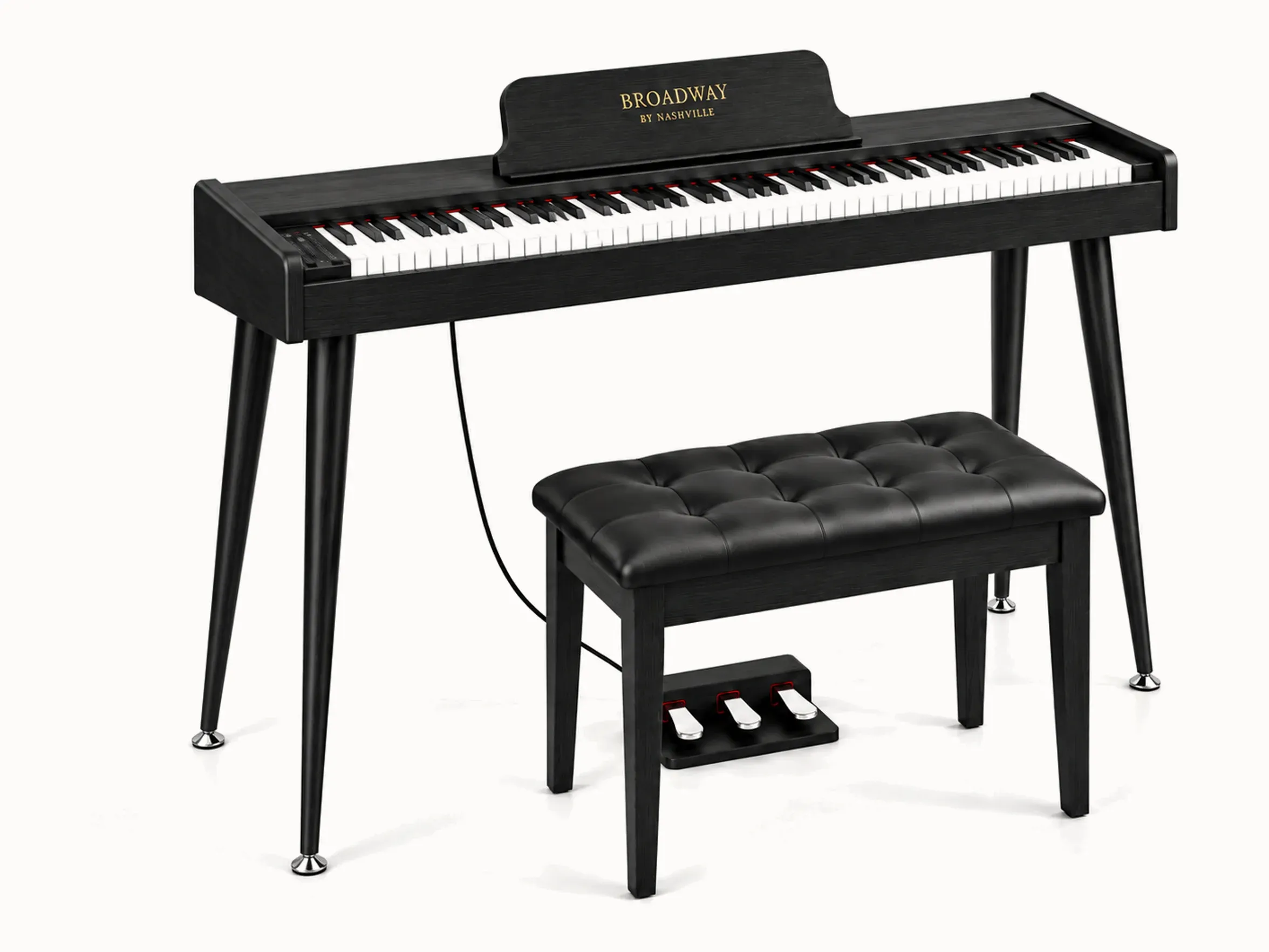 Broadway by Nashville Sonata – Black – angled front view