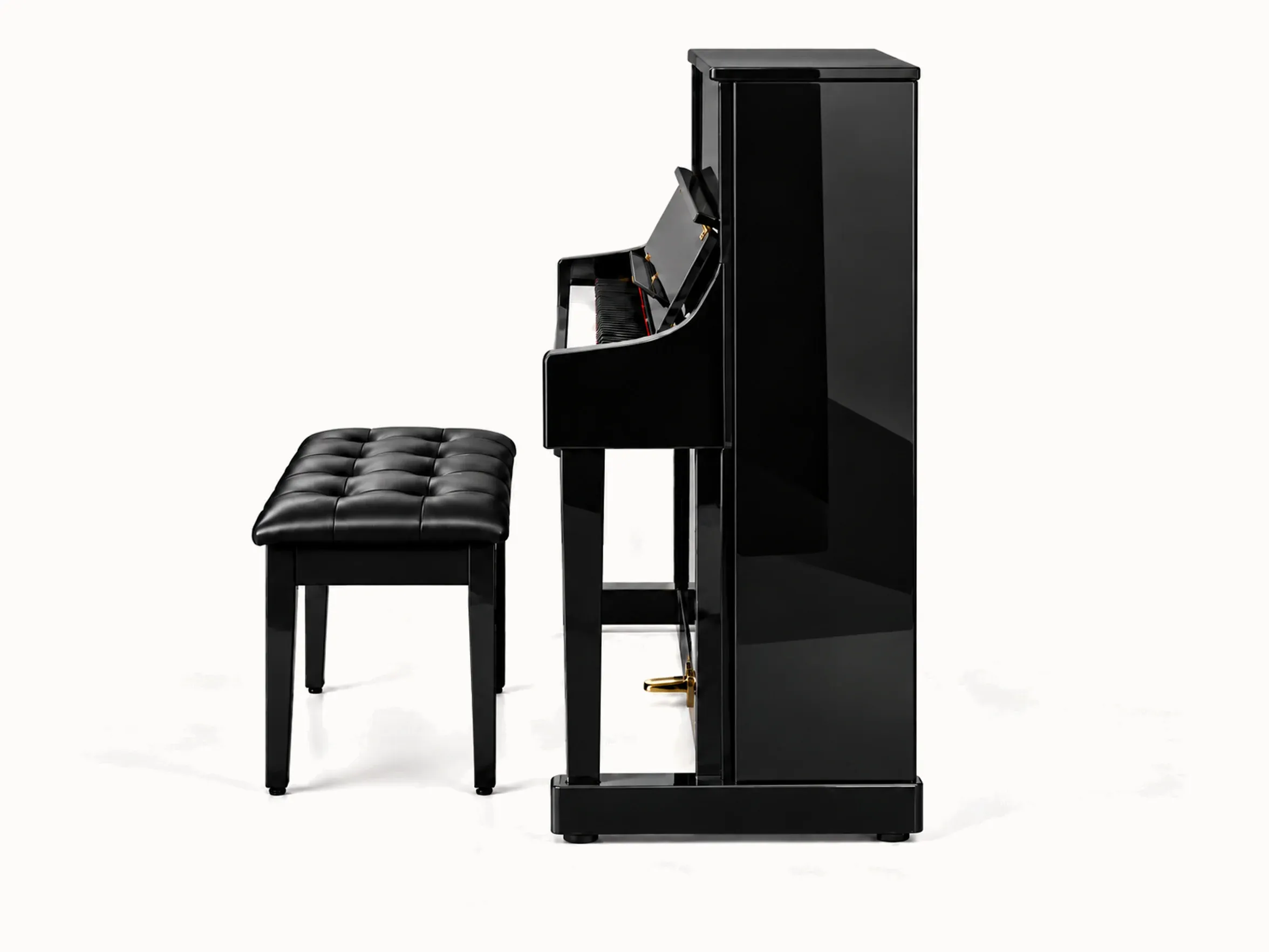 Broadway by Nashville Symphony Upright – Black – angled back view