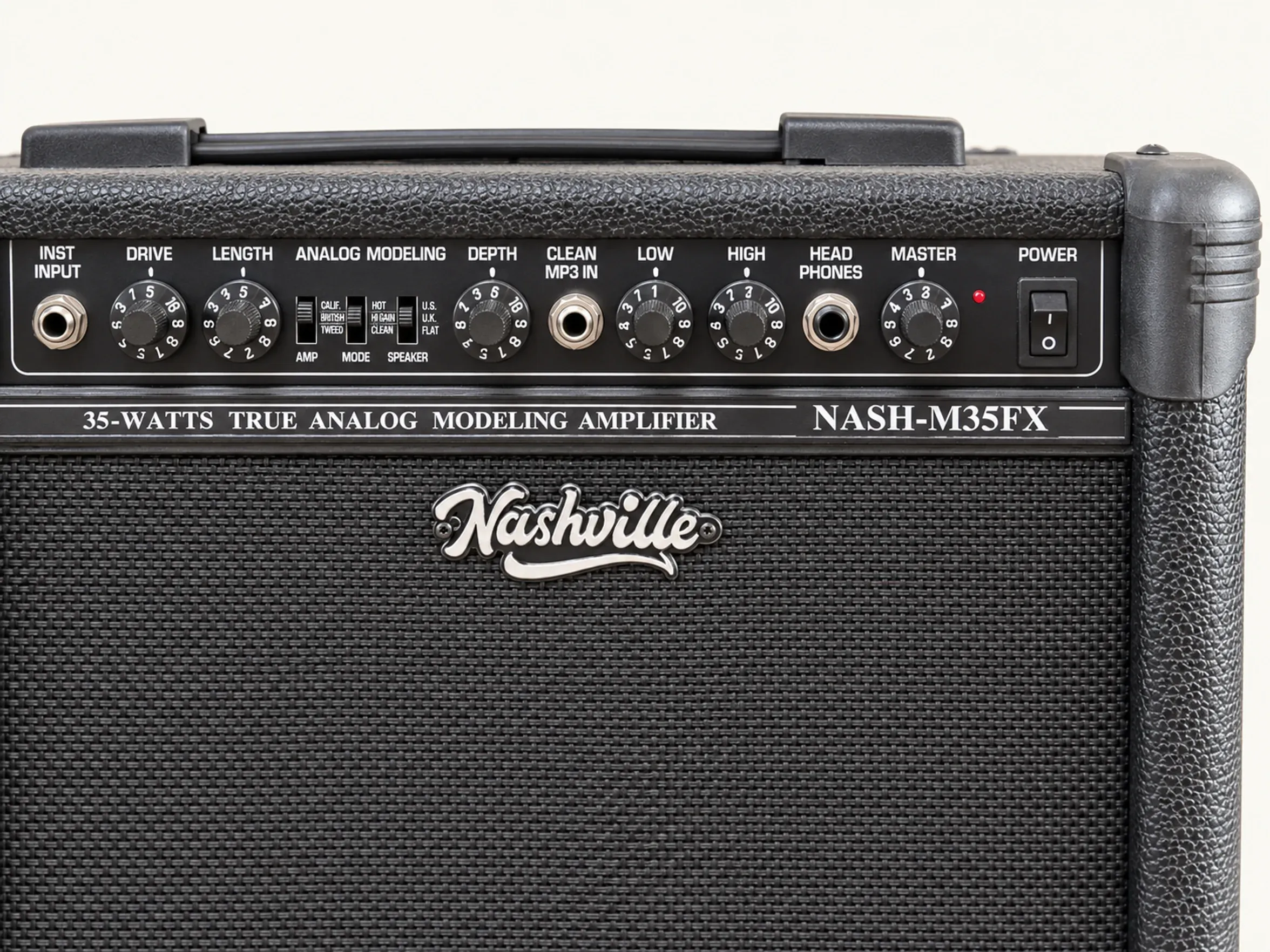 Nashville M35FX Modeling Guitar Amplifier – second detail close-up