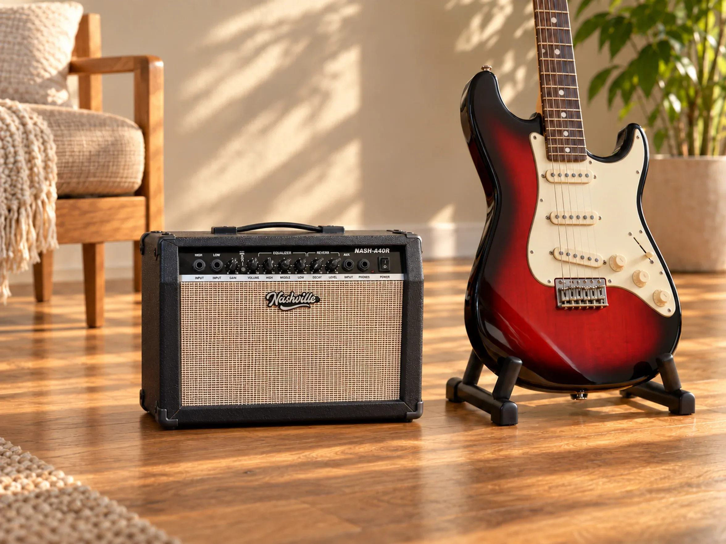 Nashville A40R Guitar Amplifier – Black – lifestyle view