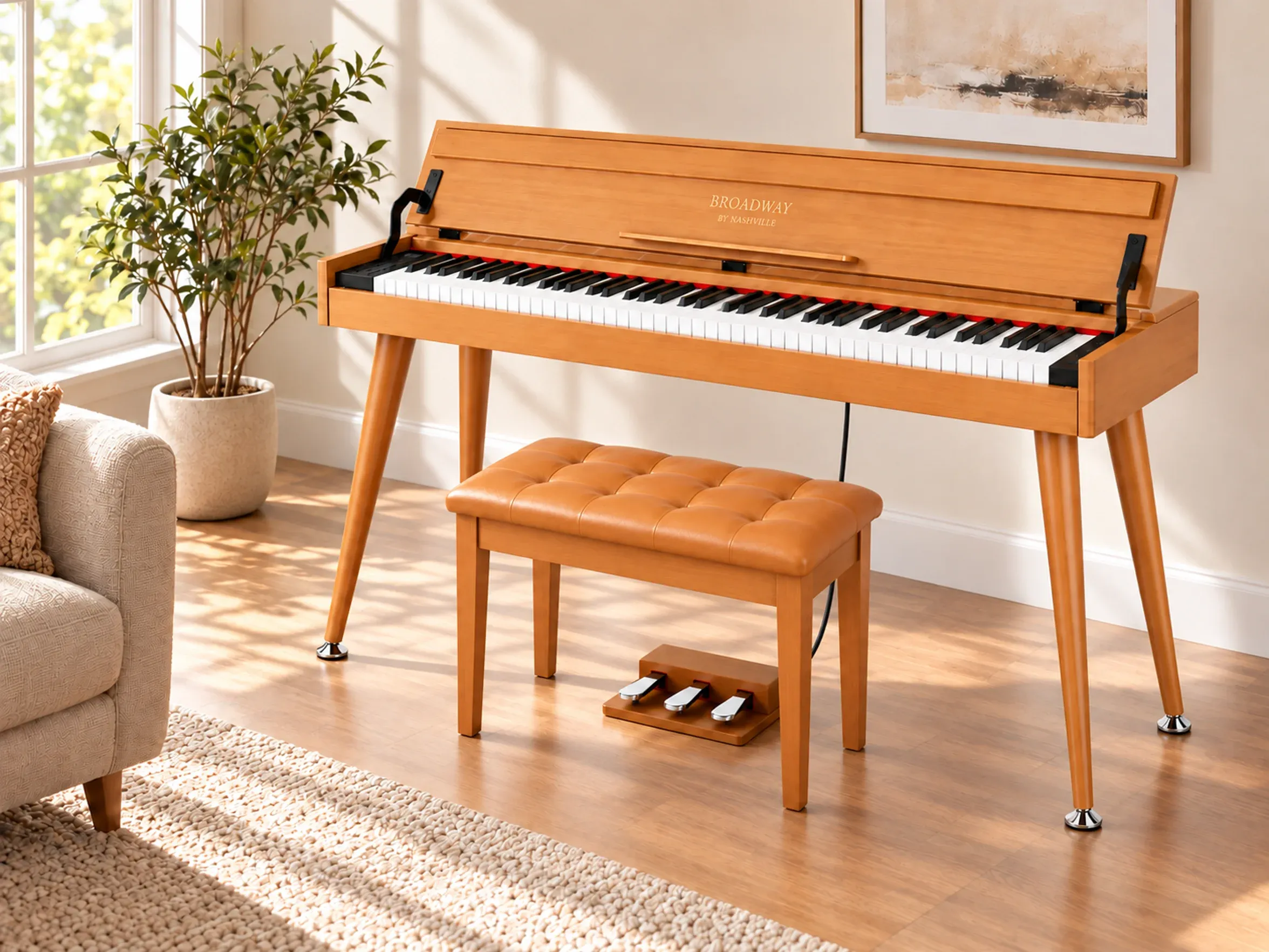 Broadway by Nashville Etude – Natural Wood – lifestyle view