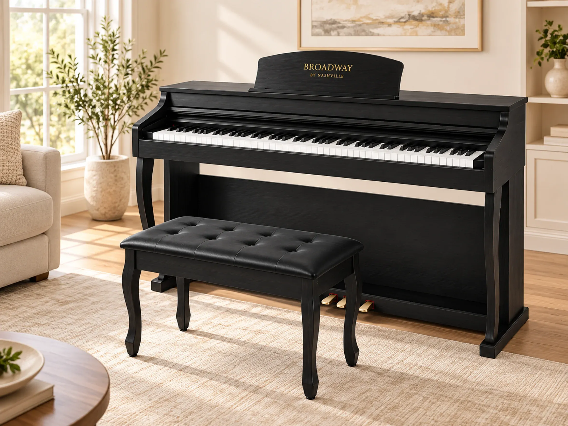 Broadway by Nashville Concerto Upright – Black – lifestyle view