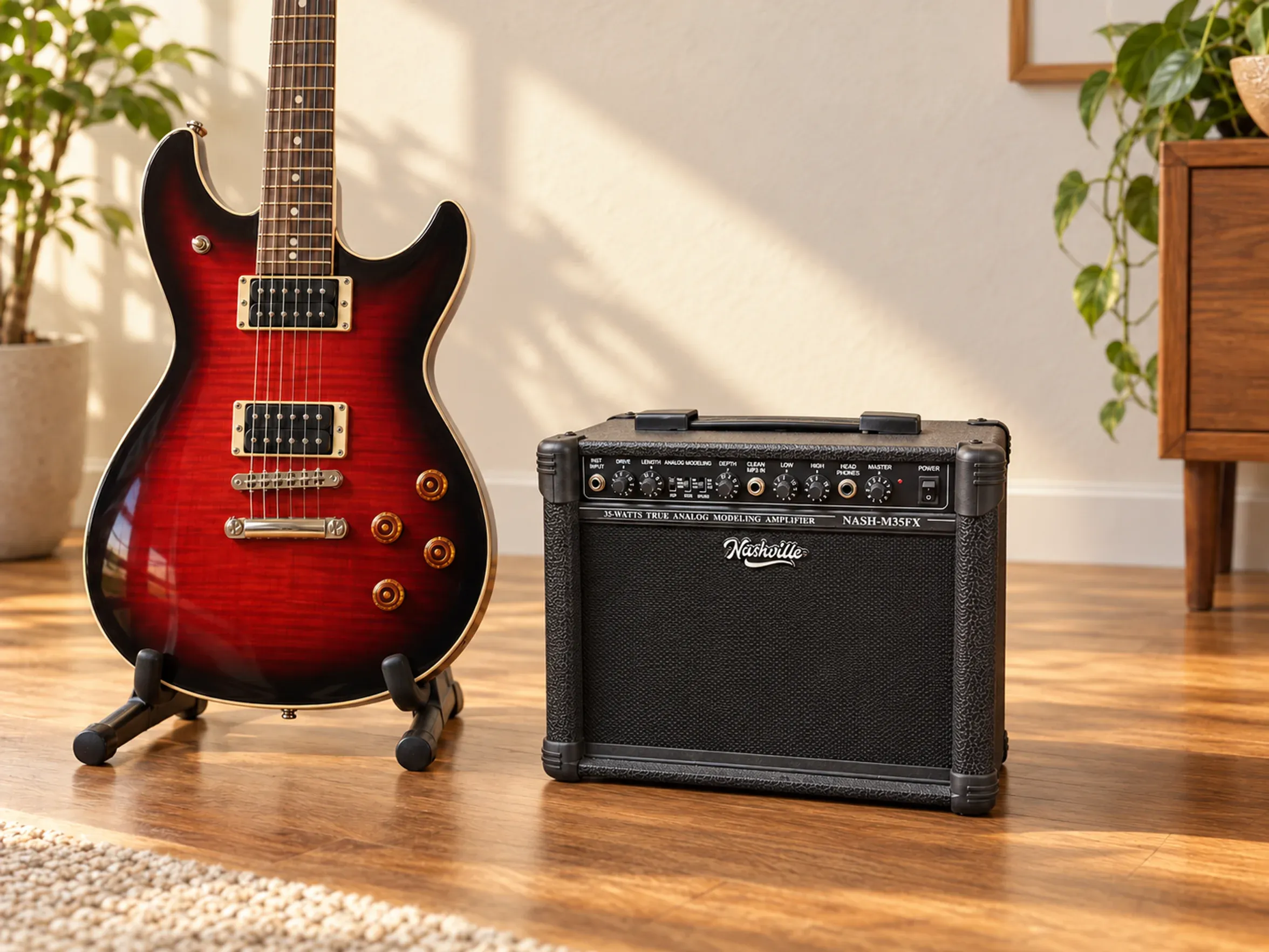 Nashville M35FX Modeling Guitar Amplifier – lifestyle view