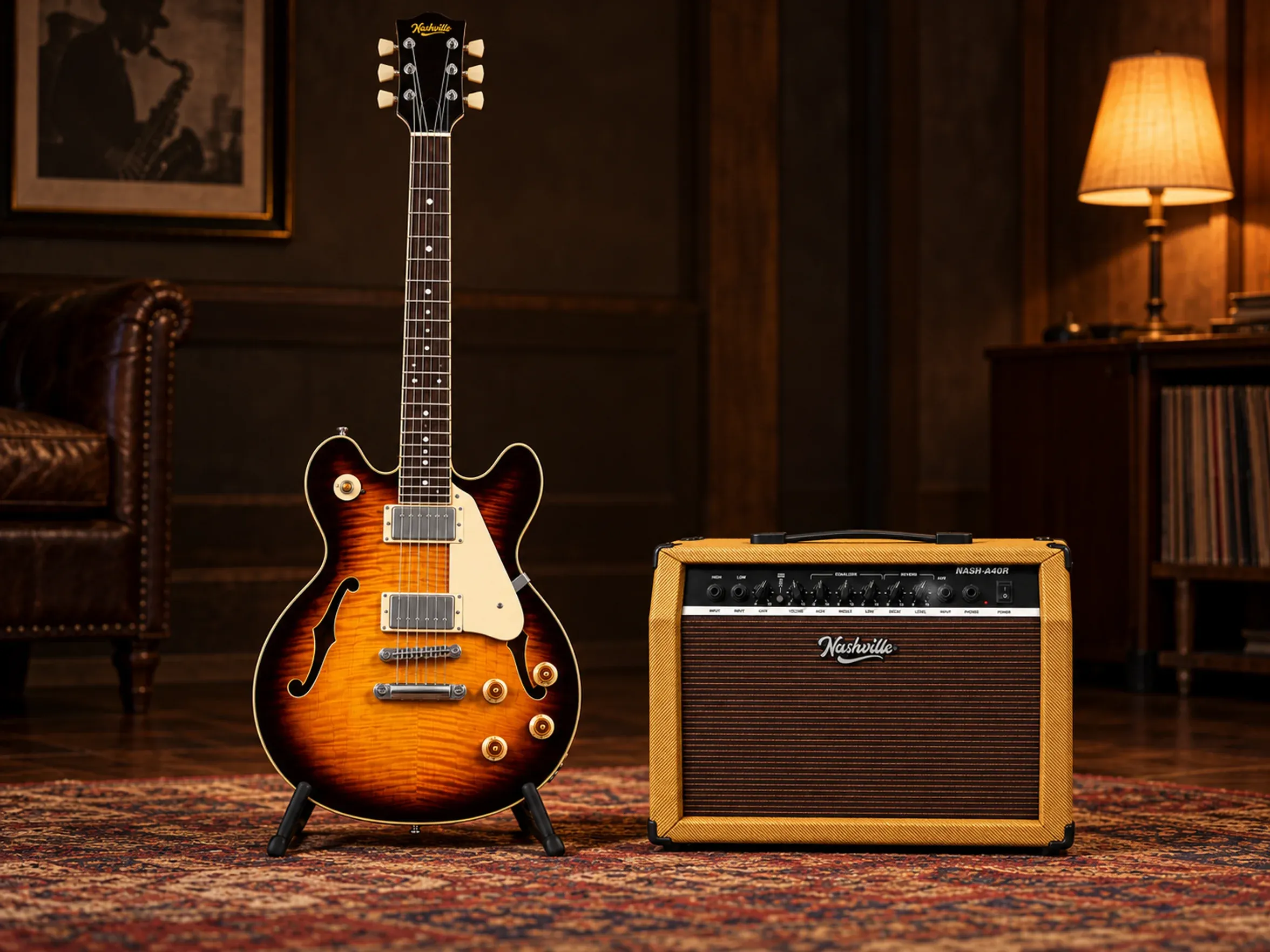 Nashville Bluesman – Sunset Burst – lifestyle view
